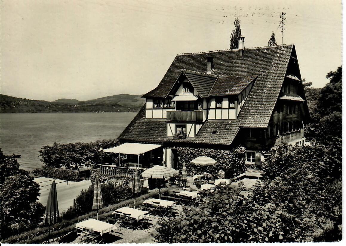 Ansichtskarten: Gasthaus Engel Walchwil ZG – Gebraucht aus Hochdorf von Ziegel-16