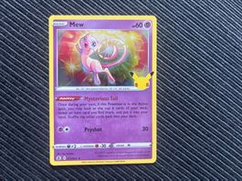 Pokemon Mew Holo Celebrations Near Mint