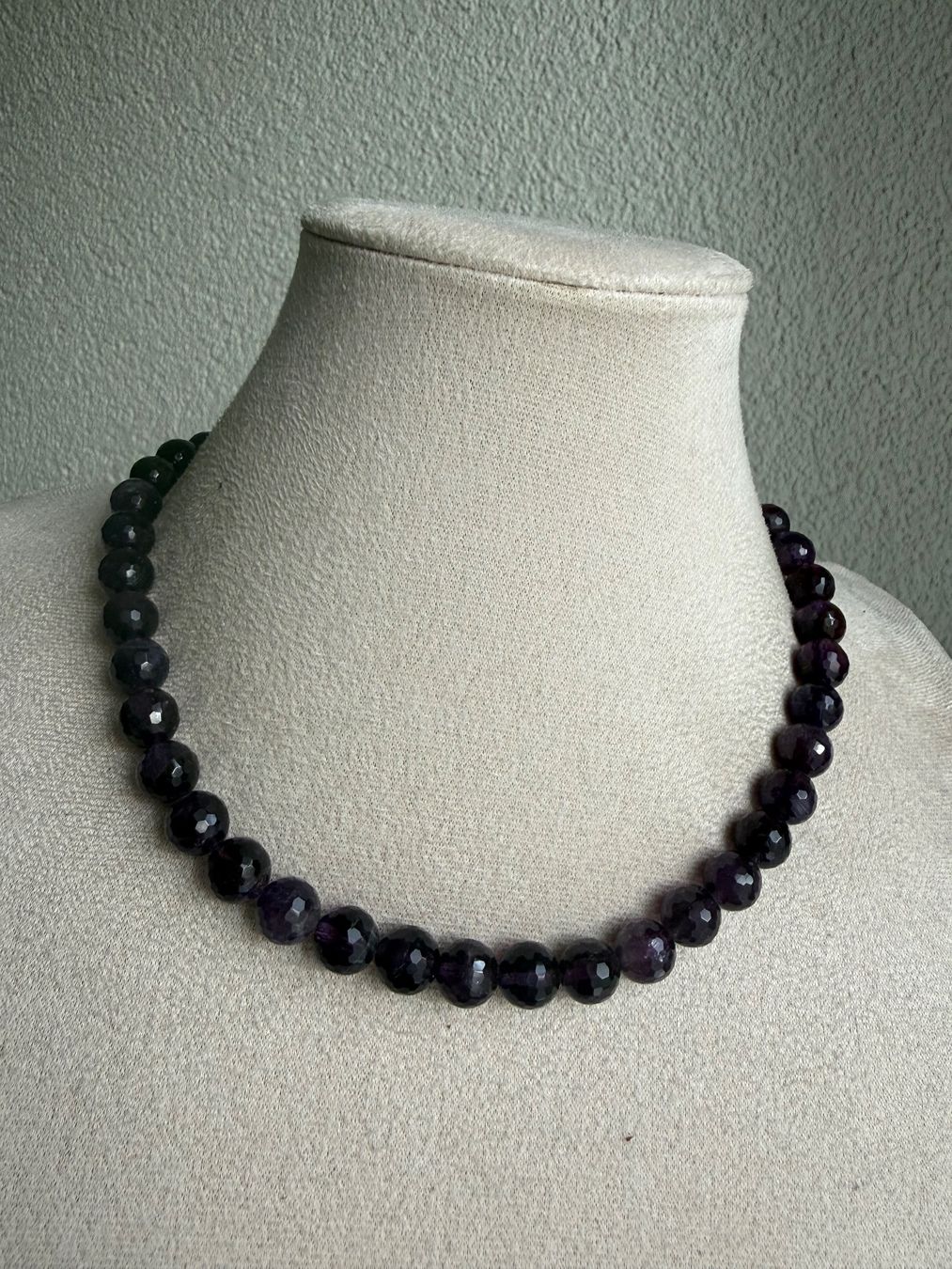 Catenine: Amethyst Kette mit Silber Verschluss 925 – Usato da Spiegel b. Bern venduto da Rogger72 3