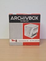 Archivbox 5 Fach Schneider Tonband Film Zustand siehe Bilder