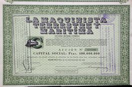 La Maquinista Terrestre y Maritima, Barcelona - 1958
