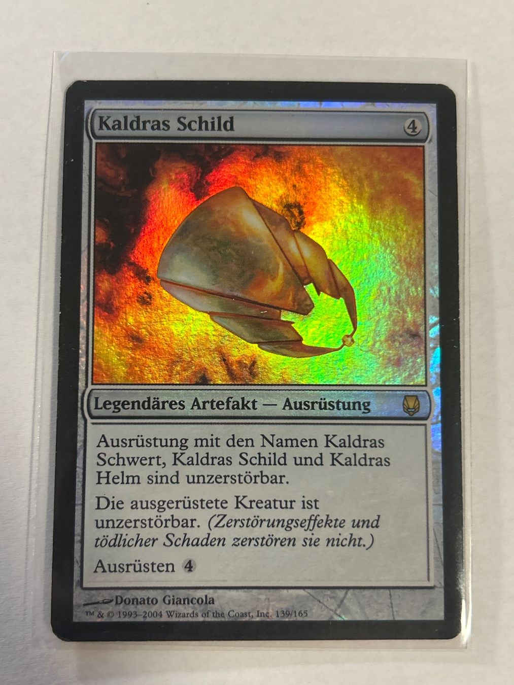 Karten: Magic Karte Kaldras Schild Foil – Gebraucht aus Rombach von 2freet