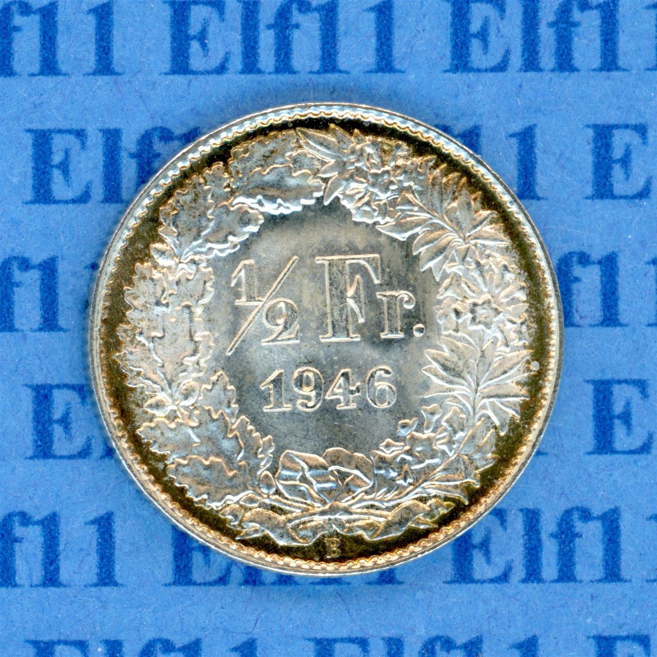 Tutti le monete: CHF___0.50 1946 stgl 50 Rappen – Nuovo (secondo la descrizione) da Widnau venduto da Elf11