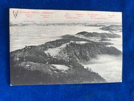 Alte Ansichtskarte Uetliberg Nebelmeer Zürichsee um 1920 ...