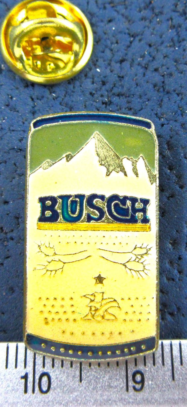 Placchette & Badge: BUSCH BIER BEER PIN DOSE – Usato da Ettingen venduto da Hausi4711