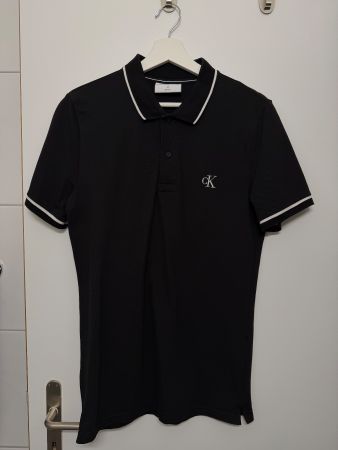 Calvin Klein Jeans - TIPPING SLIM - Poloshirt - black