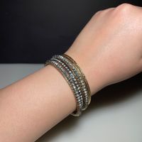 Armreifen Set mit 5 glänzenden Armreifen, Armband