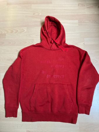 Hoodie rot, Gr. XS, mit Aufdruck,