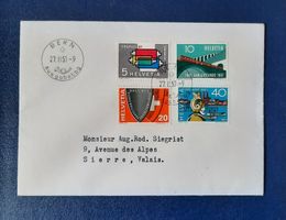 Ersttagsbrief 1957 Satz Werbemarken