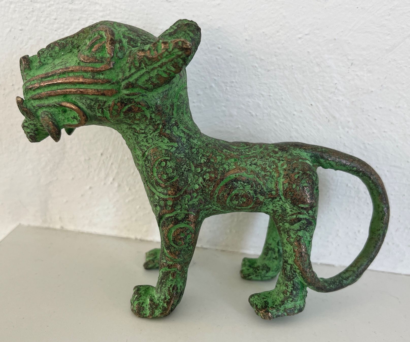 Sculture & Statue: feiner alter Leopard Bronze Benin Höhe 10 cm – Usato da Rüthi (Rheintal) venduto da Kunsthaus777 4
