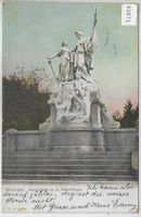 Neuchatel - Monument de la Republique - Litho