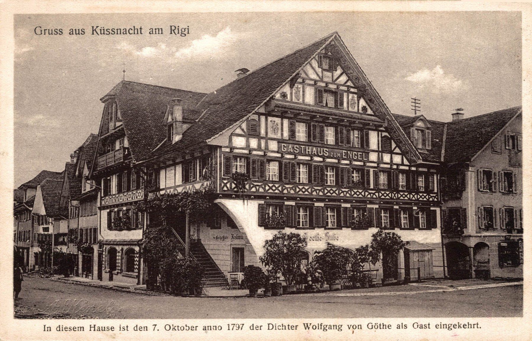 Gruss aus Küssnacht am Rigi Gasthaus zum Engel Kaufen auf Ricardo