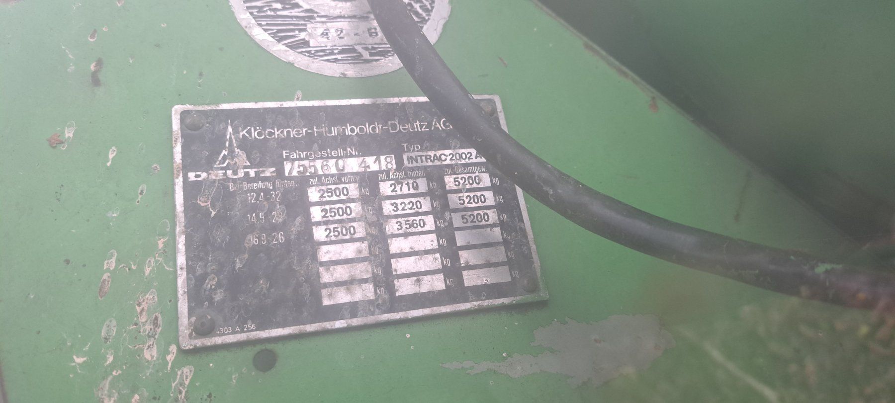 Deutz Trattori: Deutz Intrac 2002 Bausatz – Usato da Buttwil venduto da obelix-idefix 2