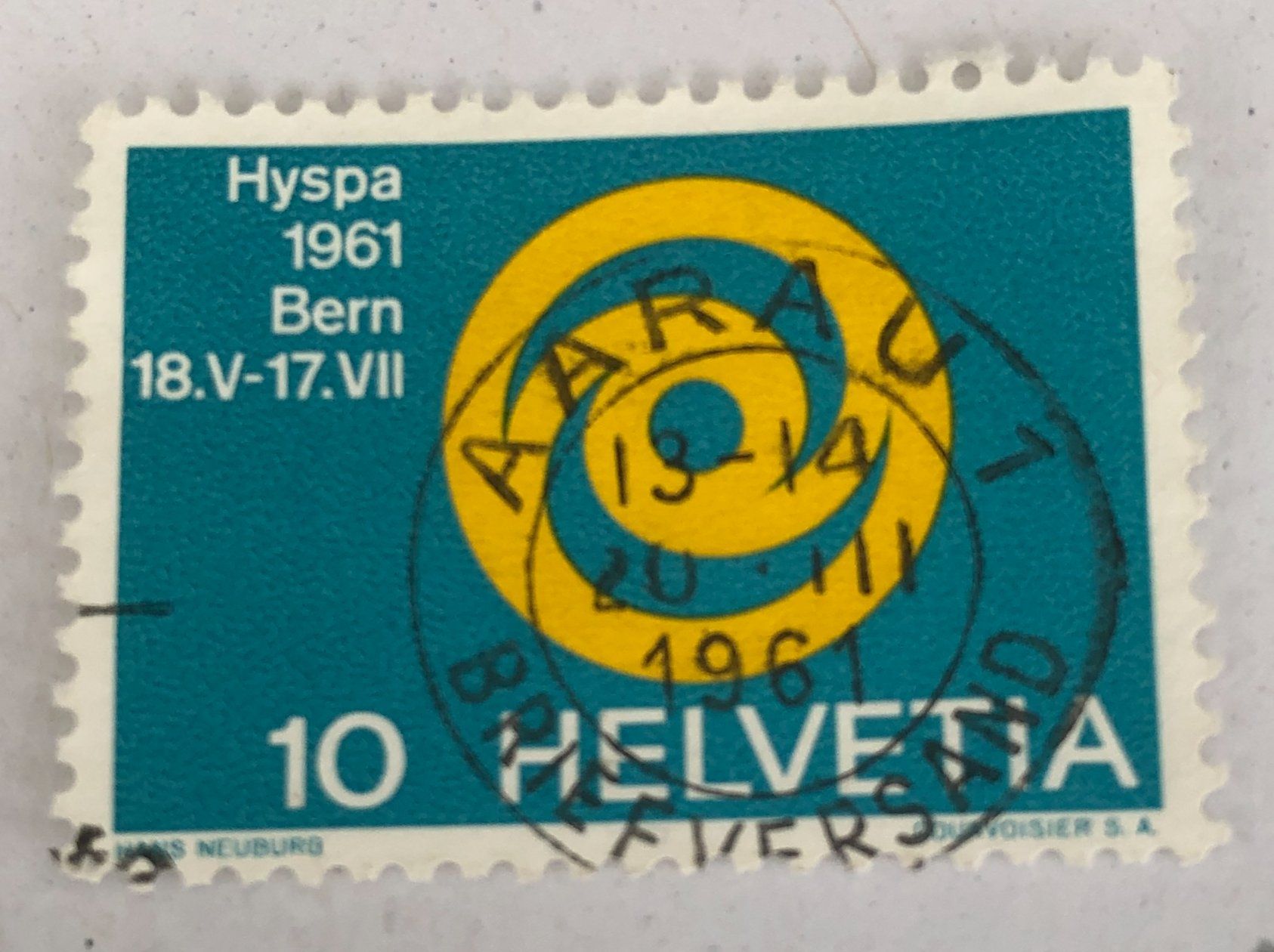 Tutti i francobolli: CH Briefmarken mit Gestempelt   – Usato da Aarau venduto da Billa007