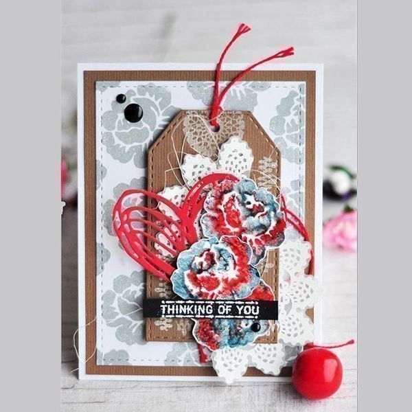 Sciablone: ETIKETTEN 5-TEILIG STANZSCHABLONE – Nuovo e nell'imballaggio originale da Affoltern am Albis venduto da scrapbooking 3
