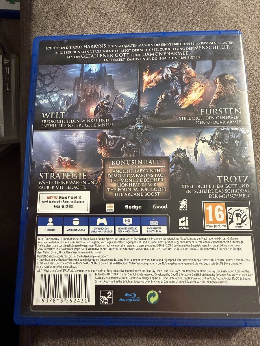 Sony Giochi: Lords Of The  Fallen Ps4 – Usato da Uitikon Waldegg venduto da Sa_v9gp 1