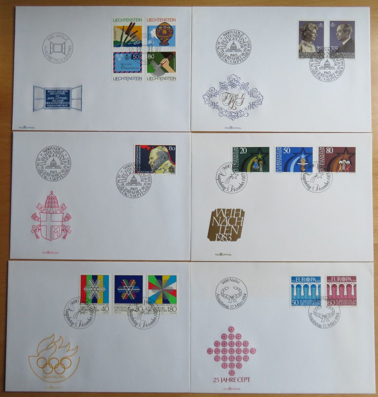 Tutti i francobolli: Liechtenstein Ersttagsbriefe FDC 1963 - 2022 komplett – Nuovo e nell'imballaggio originale da Vaduz venduto da muro100 7