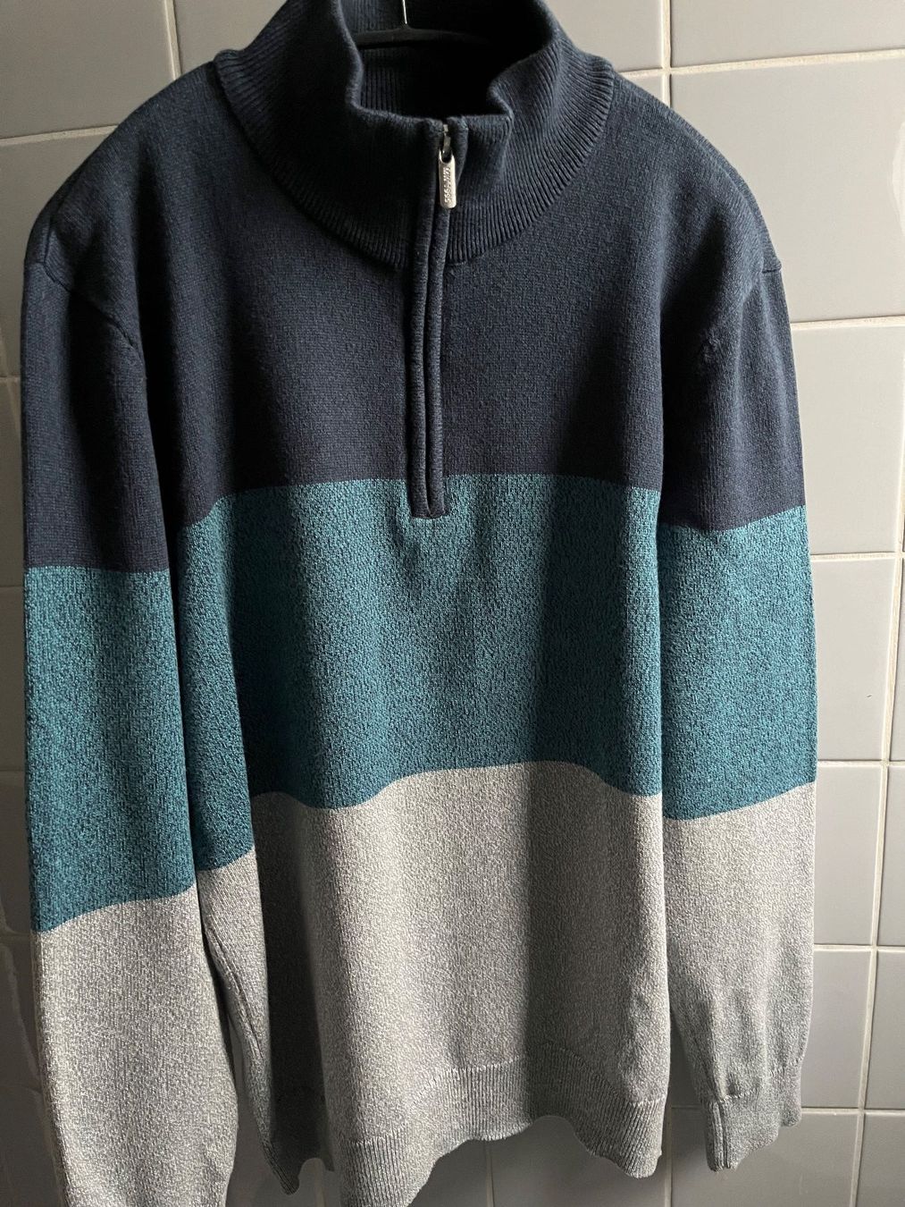 Pullover & Sweatshirts: Herren Halfzip Pullover, BW-Mix, Man`s World", Gr.M/50 – Gebraucht aus Adliswil von eri.40 4