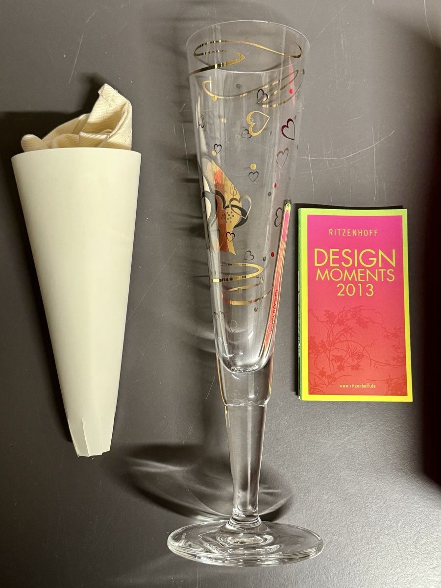 Ritzenhoff Gläser: 2 Ritzenhoff Champagnergläser Jutta Bücker Design 2013 – Neu und originalverpackt aus Zürich von  6