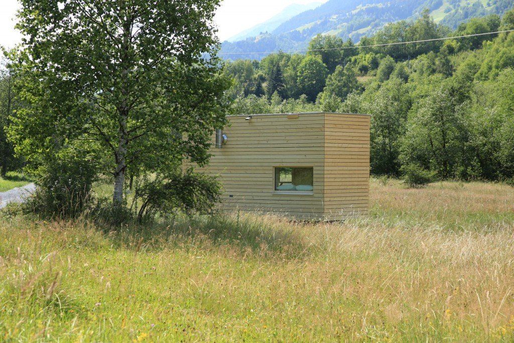 Mobilhome: Wohnbox / Tinyhouse aus Fichtenholz – Gebraucht aus Trun von T.MaissenSA 3
