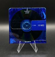 Sony Hi-MD 1GB MiniDisc Blau leer selten Hi MD
