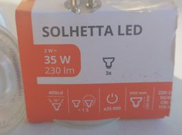 5x LED 2W GU10