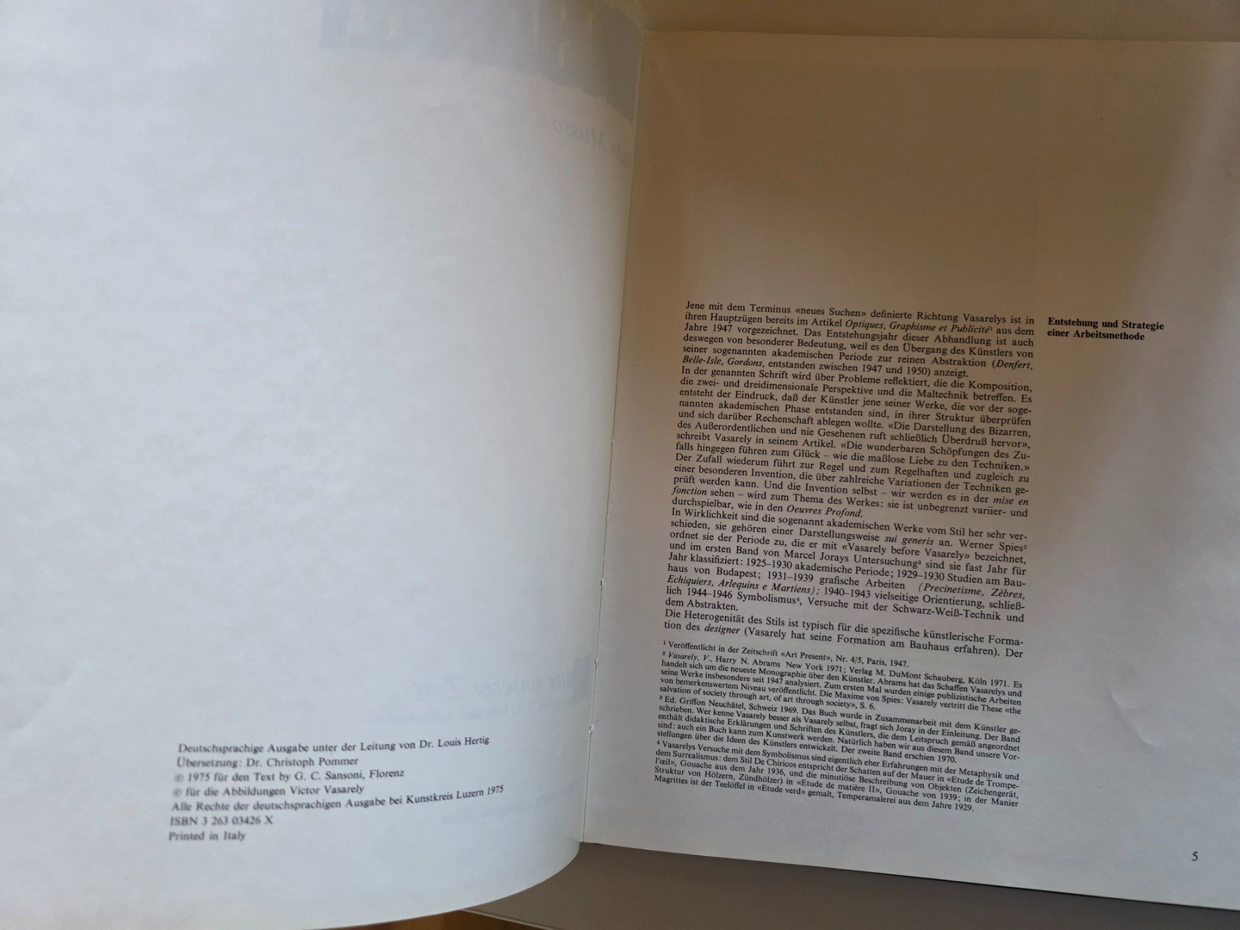 Bücher: Victor Vasarely - Gestalter unserer Zeit - 1975 – Gebraucht aus Walterswil BE von Lonitti 3