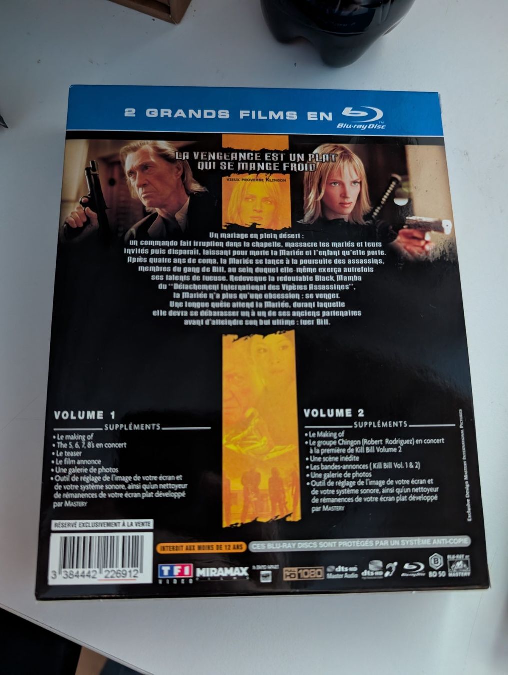 Alle DVDs: Kill Bill Volume 1 + 2 - Blu Ray Boxset – Gebraucht aus Hünenberg See von SpecialEditionGaming 1