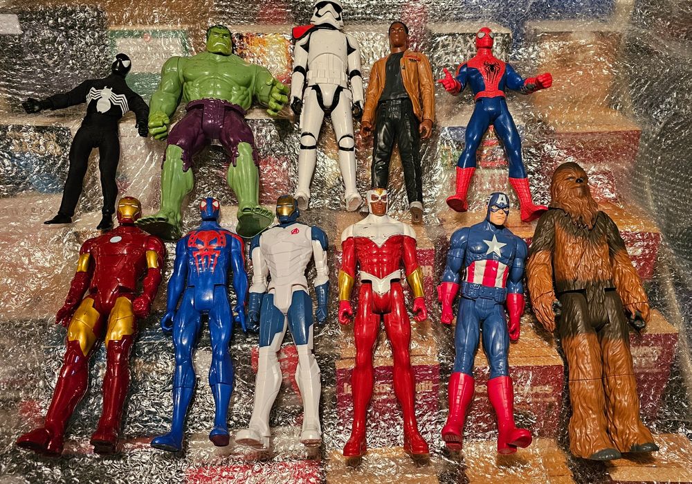 Lot De 11 Figurines Star Wars 30 Cm – Hasbro, Occasion, Collection