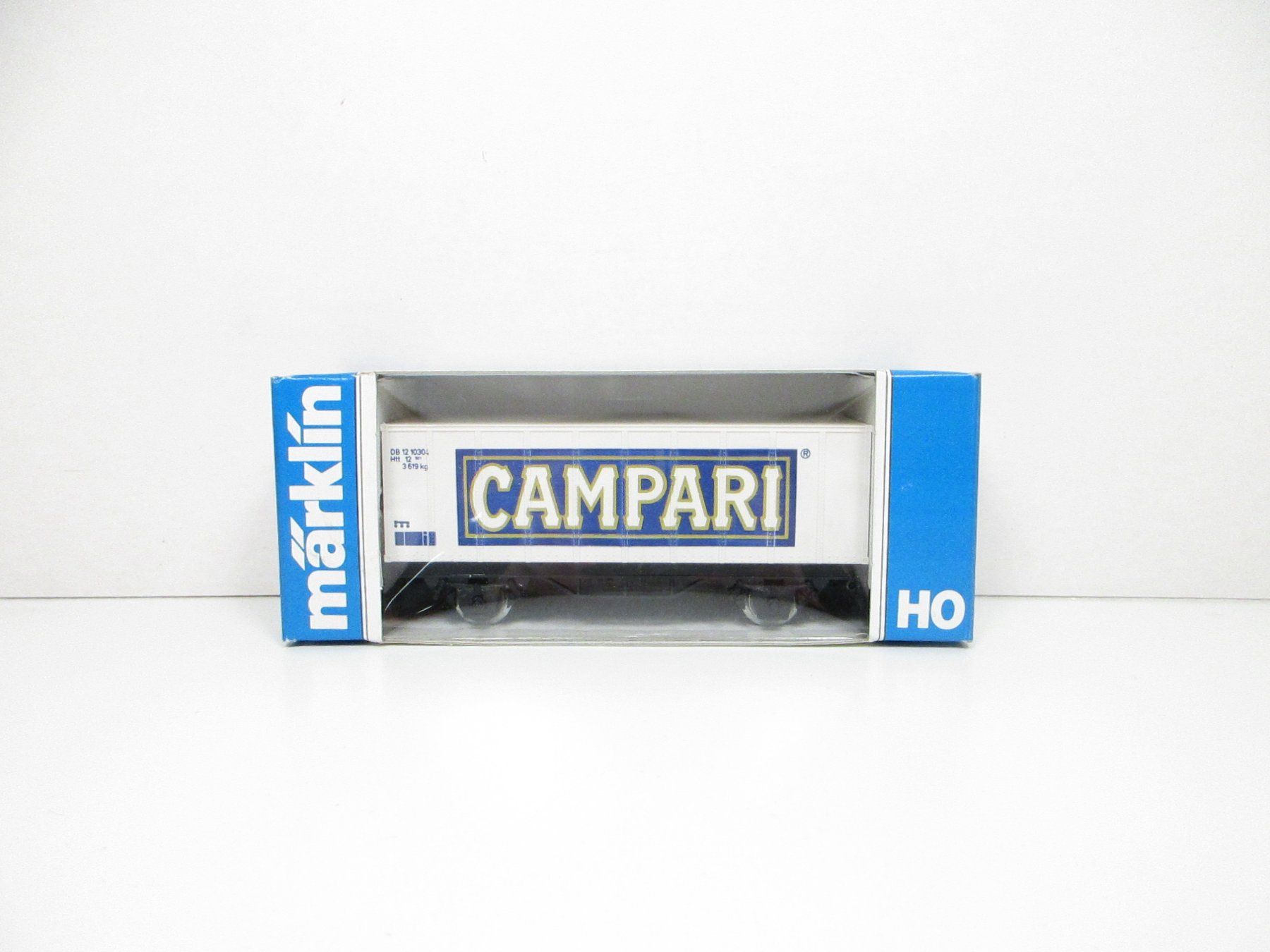 Märklin Modellini di ferrovie: Märklin H0 SBB SoMo Containerwagen "CAMPARI" – Nuovo e nell'imballaggio originale da Olten venduto da Heinrich875 8