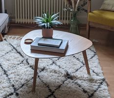 Wooden coffee table