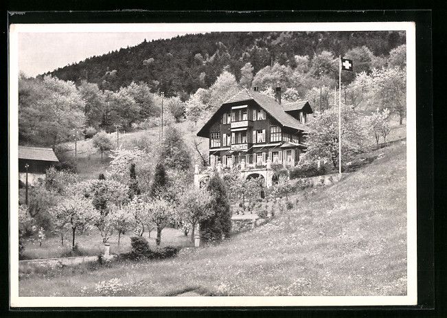 Cartoline postali: AK Hilterfingen, Pension Waldheim – Usato da Berlin venduto da bartko-reher