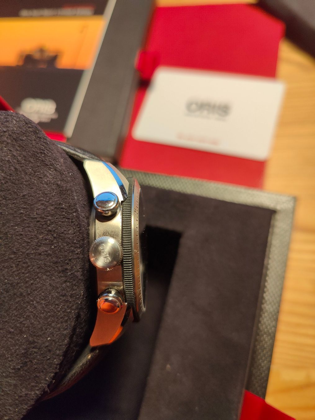 Oris Orologi: Herrenuhr Oris Audi Ltd Ed. Chrono Full set – Usato da Zürich venduto da aslan73 5