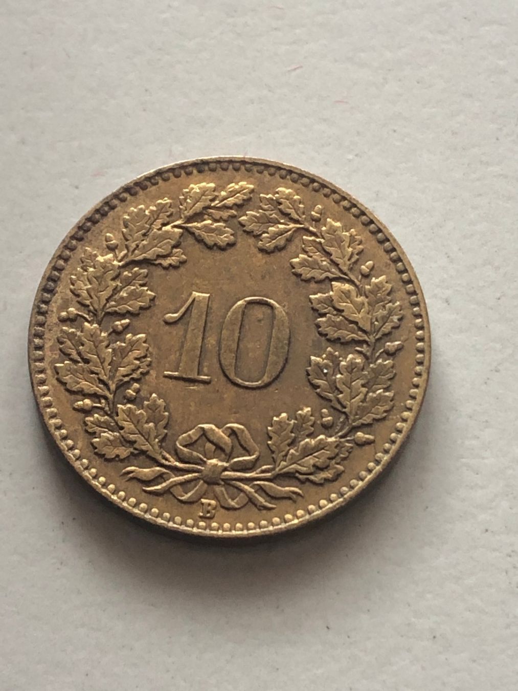 Tutti le monete: 10 Rp. 1918 Messing – Usato da Schötz venduto da Odpa 1