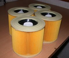 Filterpatronen für Trocken- und Nass-Sauger 4 Stück