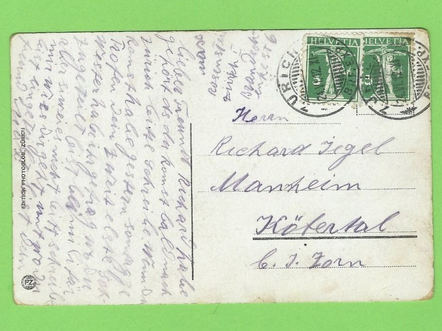 Cartoline postali: Zürich, Bahnhof und Landesmuseum – Usato da Zürich venduto da t24_de 1