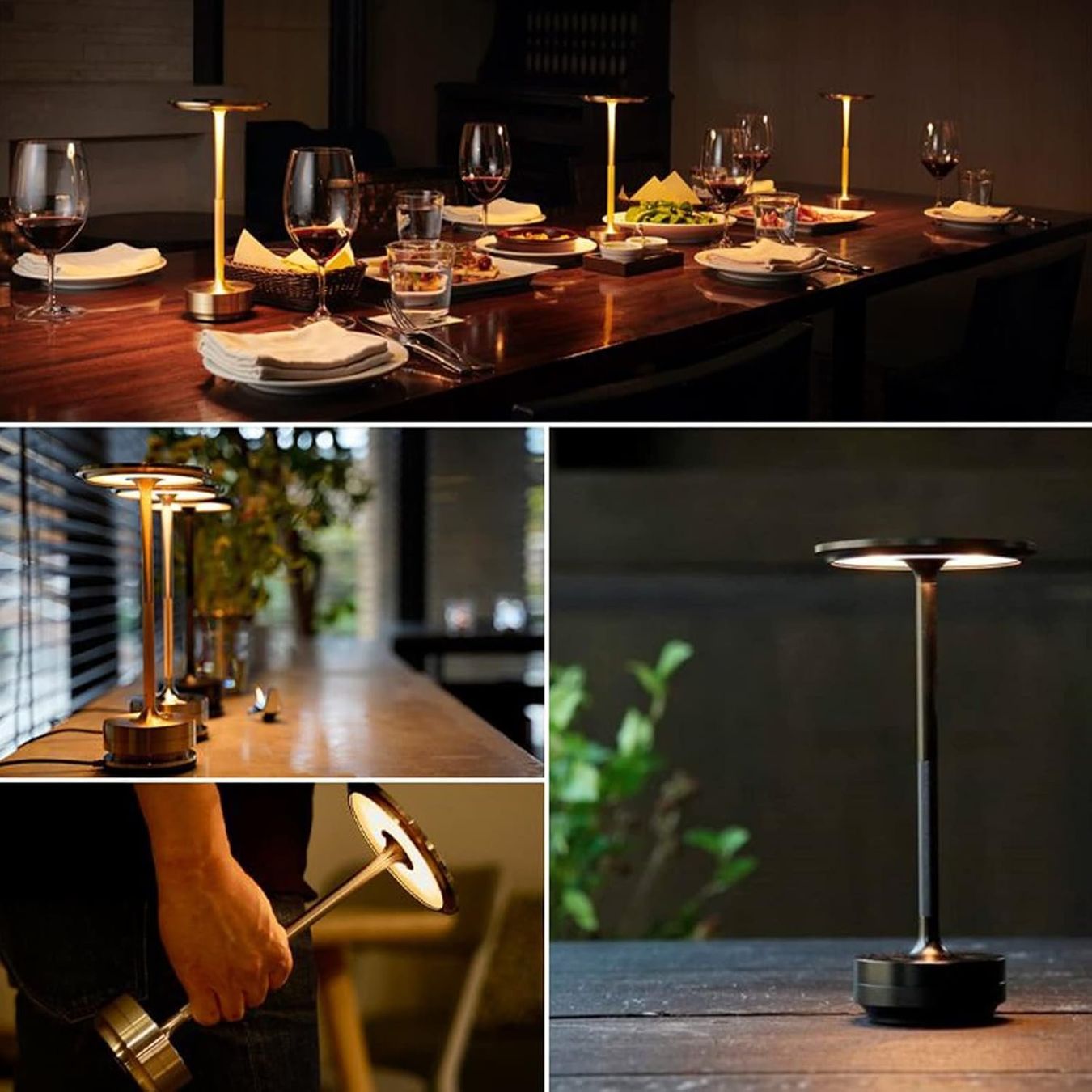 Lampade: Goldfarbe Modern LED-Tischlampe Touch Dimmbar – Nuovo e nell'imballaggio originale da Châtelaine venduto da topshop.switzerland 6