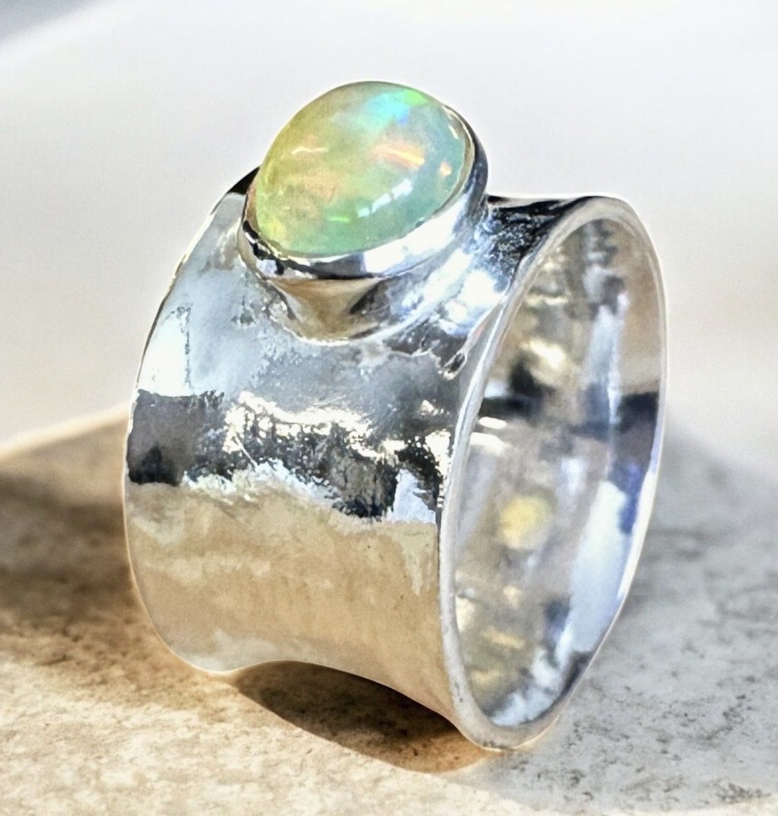 Anelli: Opalring versch. Grössen – Nuovo e nell'imballaggio originale da Niederglatt ZH venduto da Silberschmuck-design