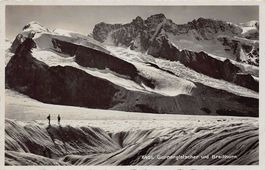 ALPIN: Gornergletscher, Breithorn, mit Stempel