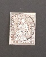 1862: Strubel 5 Rp.braun Nr.22G Murgenthal signiert ABT