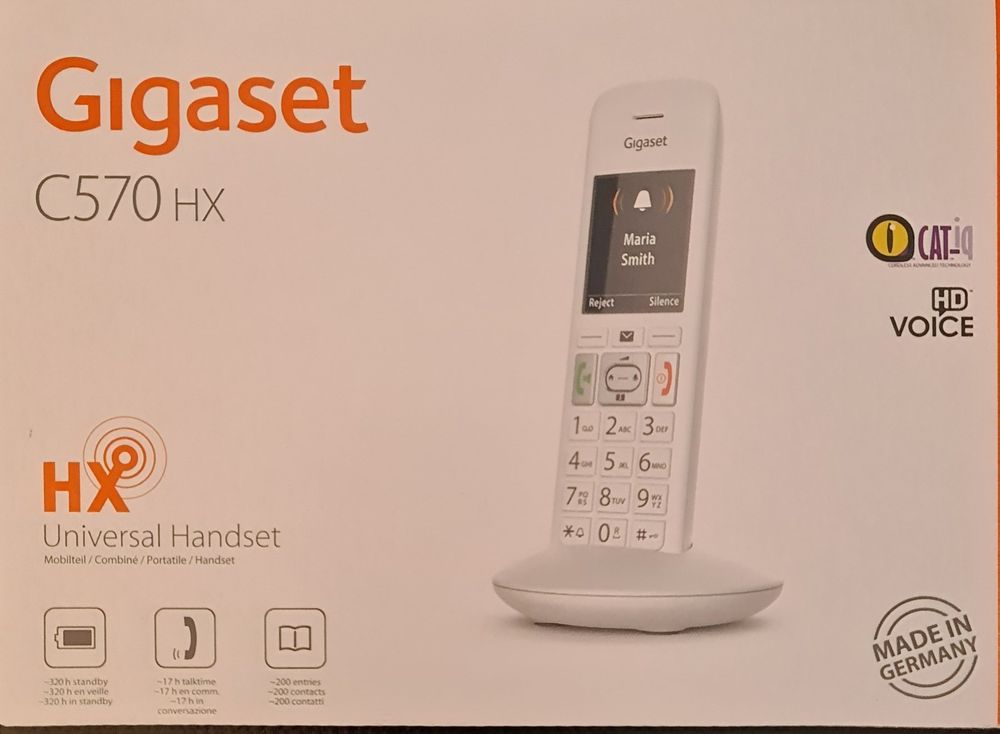 Dipos I 6X Pellicola Protettiva In Cristallo Per Gigaset C570 – Protezione Anti Graffio, Made In Germany, Trasparente