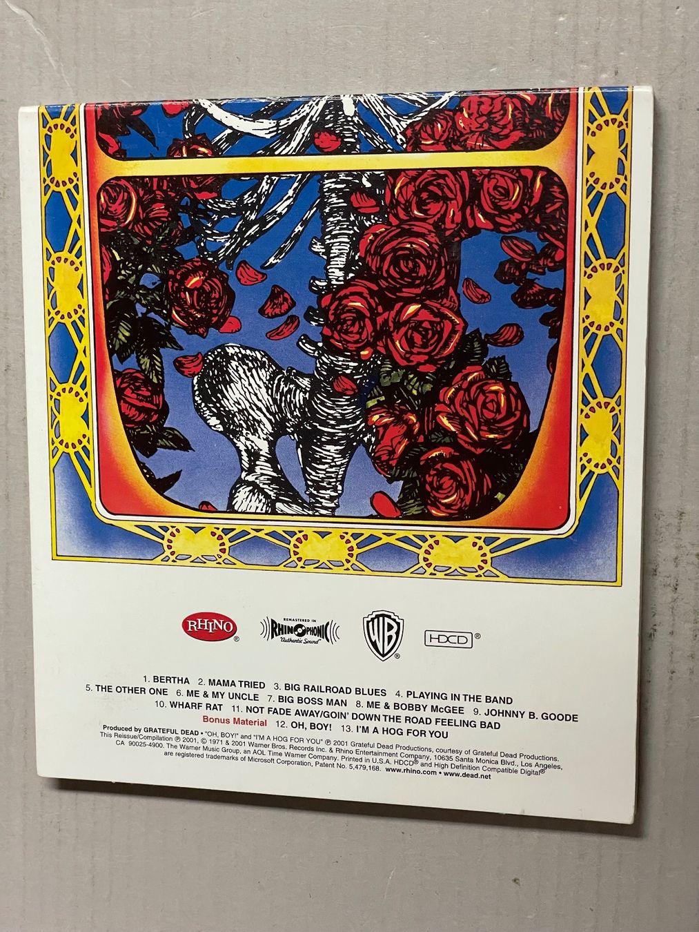 CD: Grateful Dead HD CD - Psychedelic Blues Folk  - Top – Usato da Muri b. Bern venduto da AdidasCollector 1