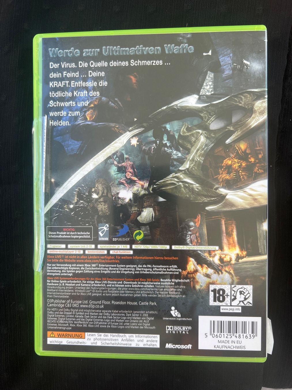 Giochi: DARK SECTOR -XBOX360 – Usato da St.Gallen venduto da sjosjo 1