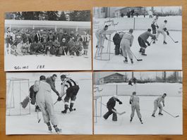 Alte orig. Fotos SAR Schweiz. Autorennsport-Club Eishockey