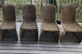 4 sedie da giardino Panton, rarità