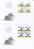 SBK 1158 - 1159 im 4er-Block FDC