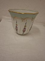 Porzellank vase Blumenmuster Goldrand Limoges Made in France