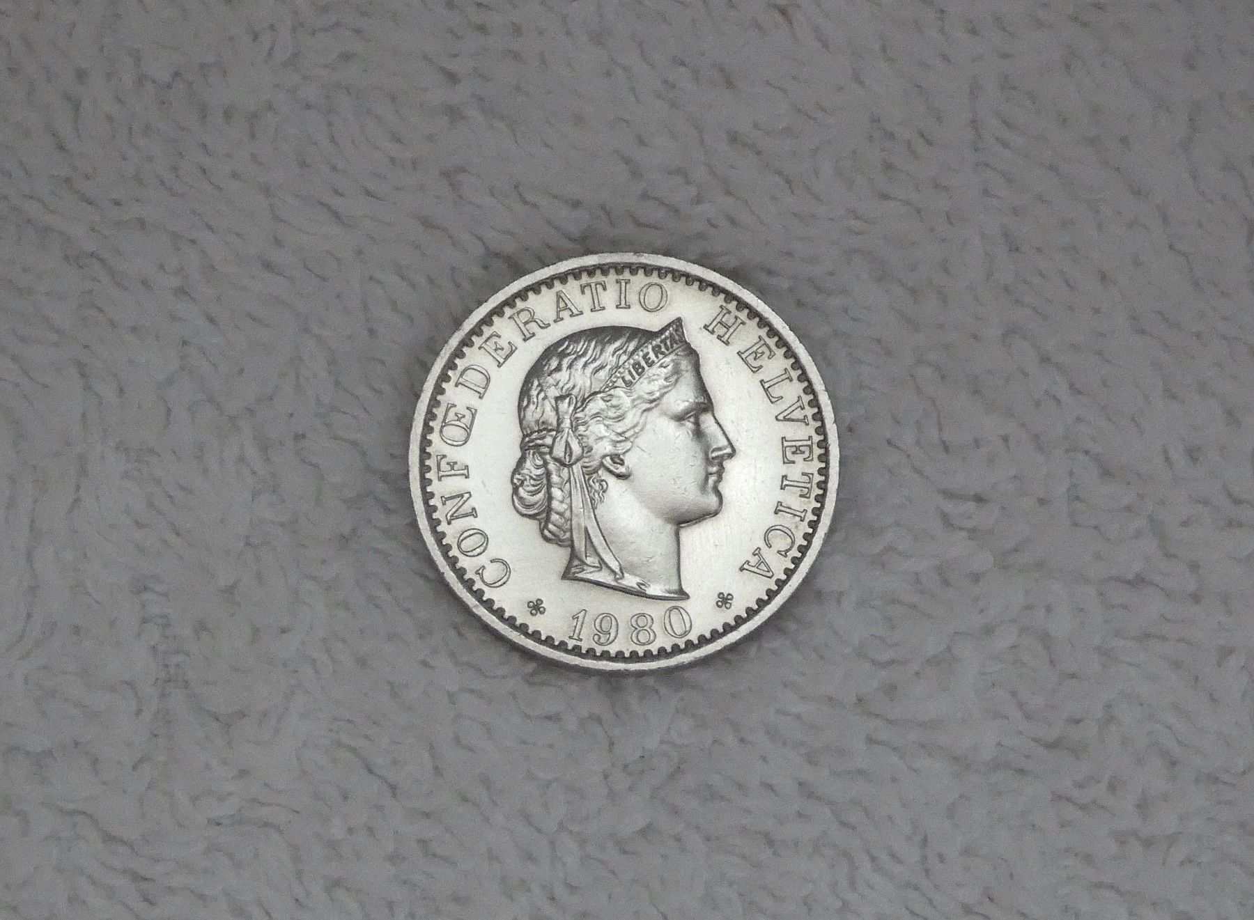 Tutti le monete: 20 centimes/rappen 1980 – Usato da Nyon venduto da Ilmi09