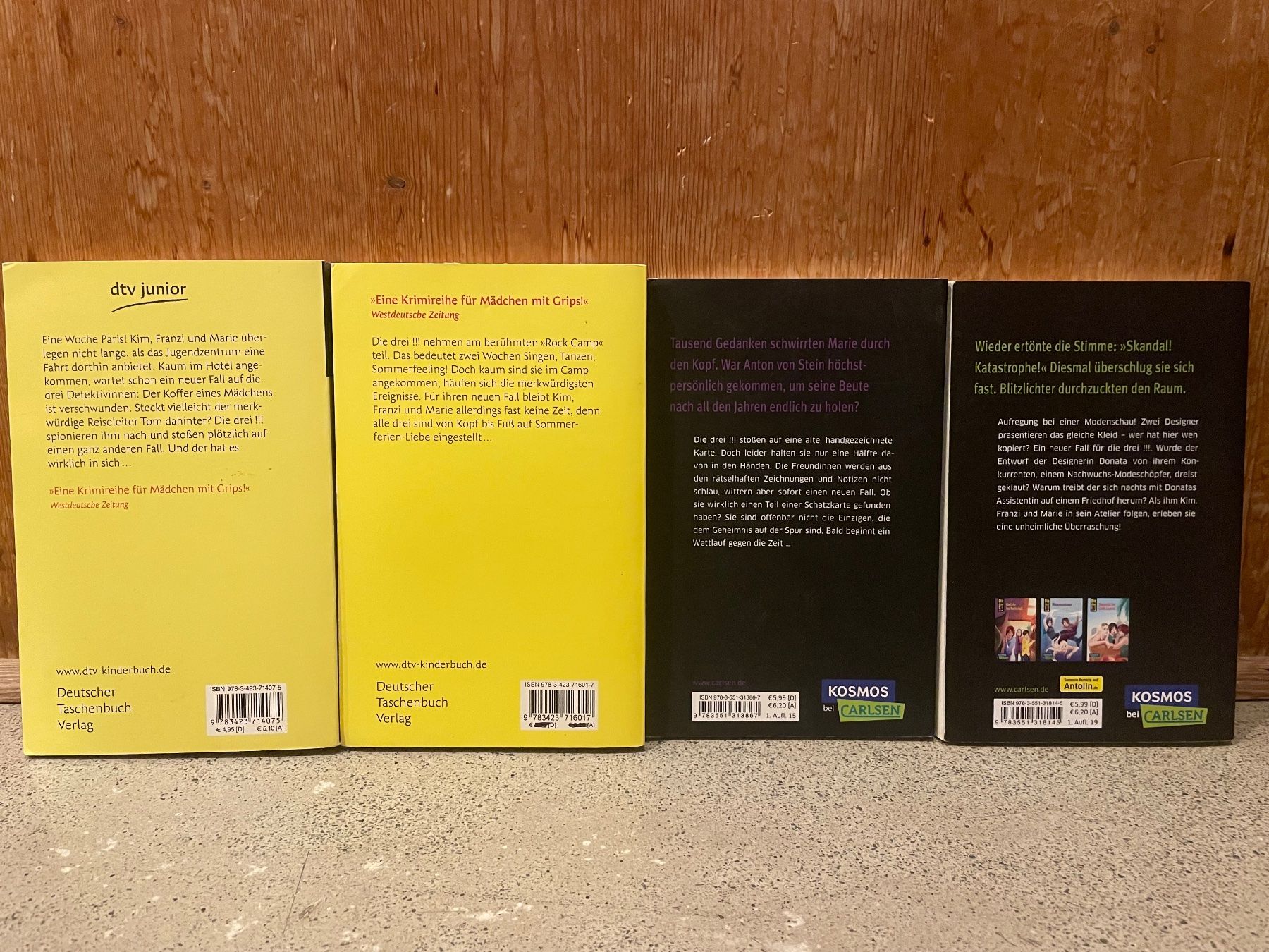 Libri: Die drei !!! Taschenbücher – Usato da Walenstadt venduto da mountaingirl30 1