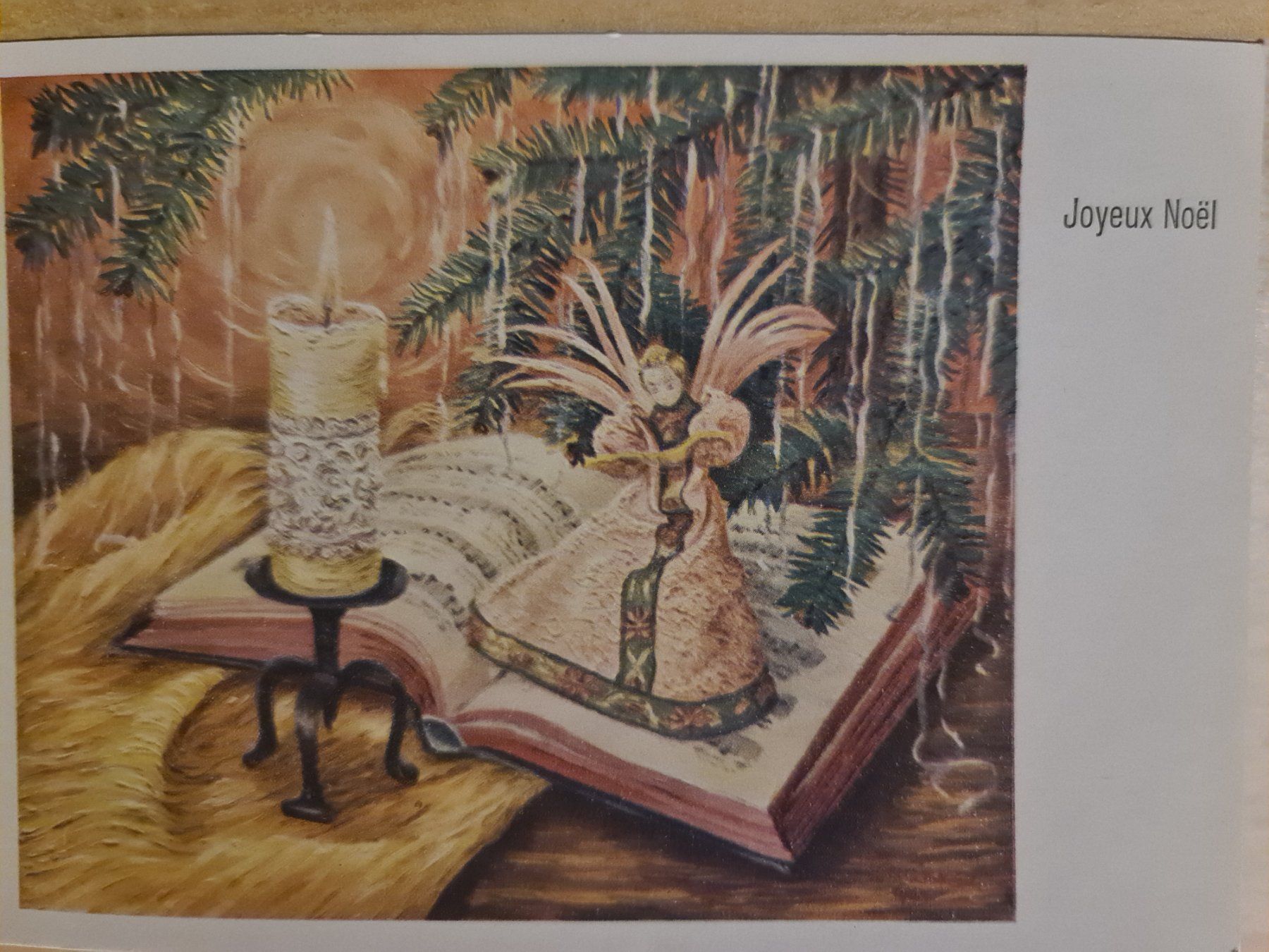 Cartes postales: Ansichtskarte Weihnachtskarte, Kerze mit Engel – Neuf (Voir description) à Dintikon par Vexi